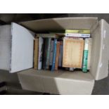 Box of assorted mixed books