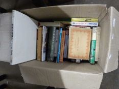 Box of assorted mixed books