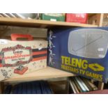 Lumar toy gramophone together with a Teleng TV game