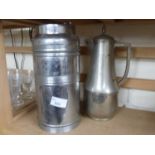 Mixed Lot: Vintage Thermos jug and a vintage Thermos insulated container