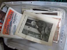 One box of London Illustrated news and others