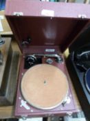 Vintage Maxitone portable record player