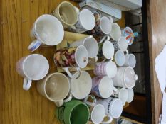 Quantity of assorted mugs