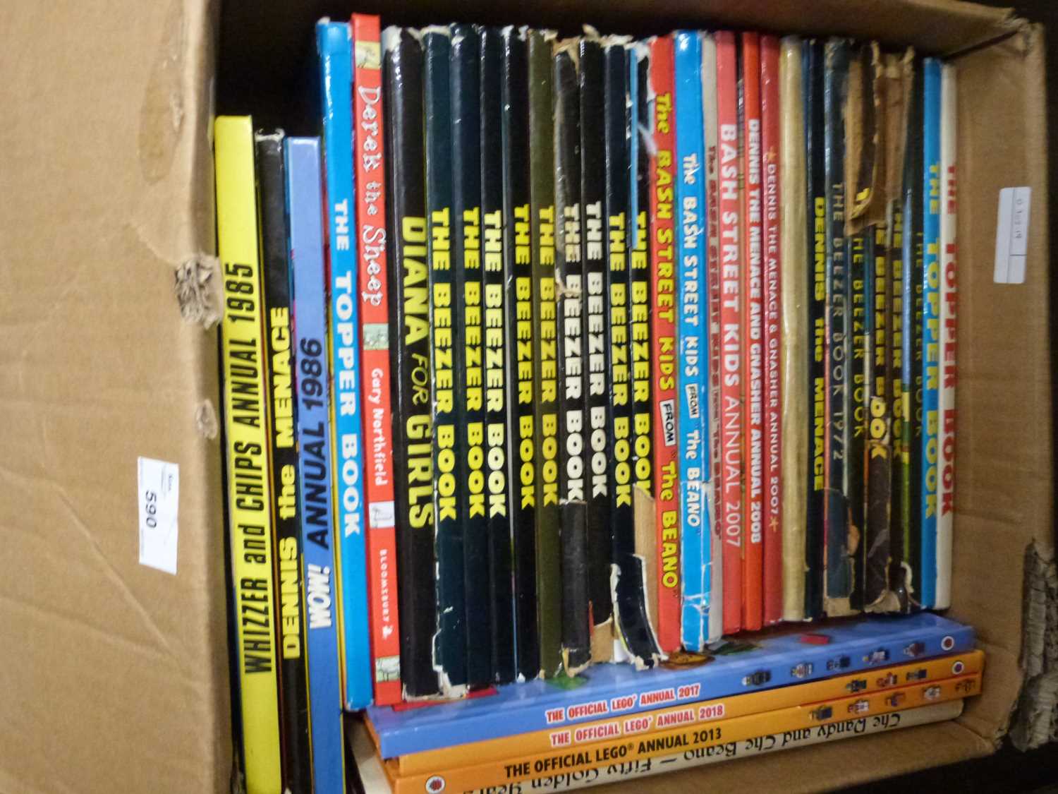 One box of children's annuals