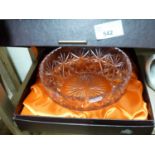 Webb crystal bowl in original box