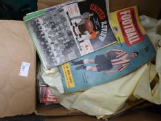 One box of Charles Buchans Football Monthly and others