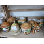 Collection of Cottage ware tea wares and others