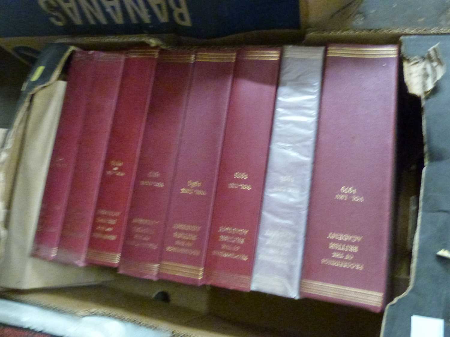 Box of books, Proceedings of the British Academy