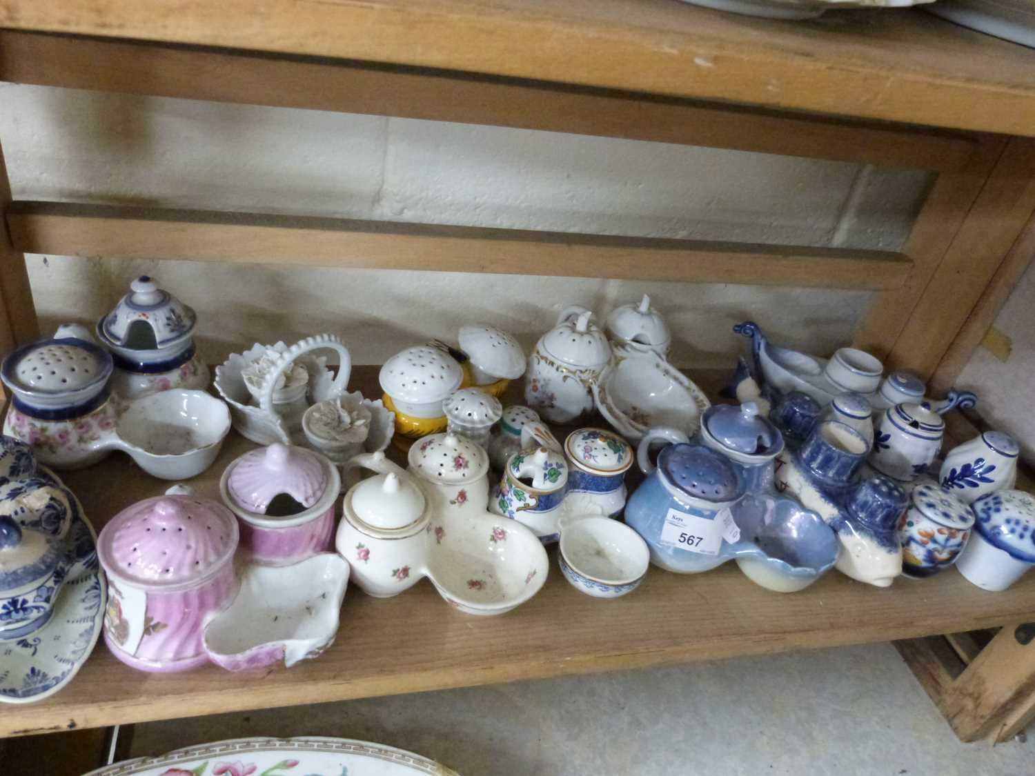 Quantity of various ceramic cruet sets