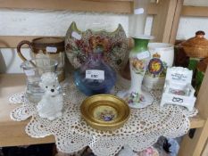 Mixed lot to include Doulton Lambeth mug, Royal commemorative beaker and other assorted items