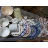 One box of household ceramics