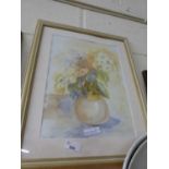 Patricia Foote, study of flowers, framed and glazed