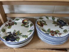 Quantity of Autumn Fayre plates