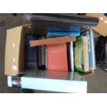 One box of various mixed books