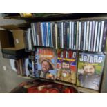 One box of various CD's and videos