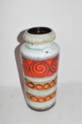 West German pottery vase