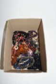 Box of assorted costume jewellery