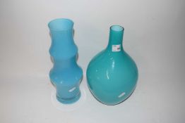 Two 20th Century Art Glass vases