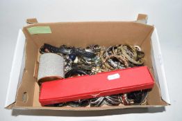 Box of assorted costume jewellery