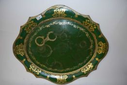 19th Century painted serving tray