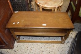 Oak flip top coffee table