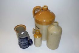 Mixed Lot: Bury St Edmunds stone ware flagon and others