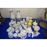 Mixed Lot: Various ceramics to include vases, shaving mugs, Royal Doulton figurine and other items