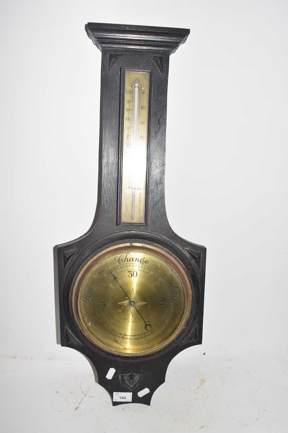 Maple & Co barometer and thermometer