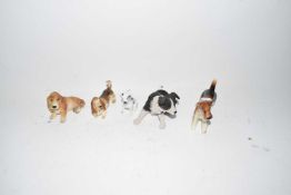 Collection of various model dogs