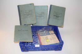 Mixed Lot: Royal Airforce notebooks for workshop and laboratory records together with a quantity