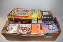 One box of assorted CD's