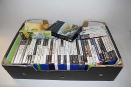 One box Playstation 2 games, DVD's etc