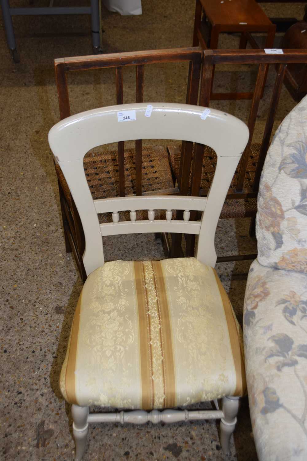 Painted Victorian side chair