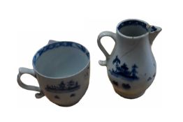 Lowestoft Porcelain Cup and Sparrowbeak