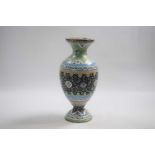 Cloisonne vase with Persian style decoration, 26cm high