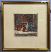 Judy Scott (British, 20th century), 'Berries & Crab Apple Jelly', gouache, signed, circa '93,