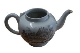Rare Liverpool Porcelain Teapot