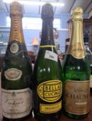 Three bottles, Bella Cucina, Chaumet sparkling Perry and Champagne Qudinot (3)