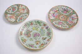 Cantonese Porcelain Plates