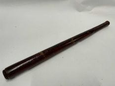 19th Century wooden truncheon