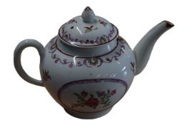Lowestoft Teapot and Cover