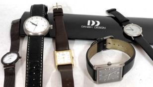 Mixed lot of wristwatches, makers include Skagen, Seiko and Danish Design