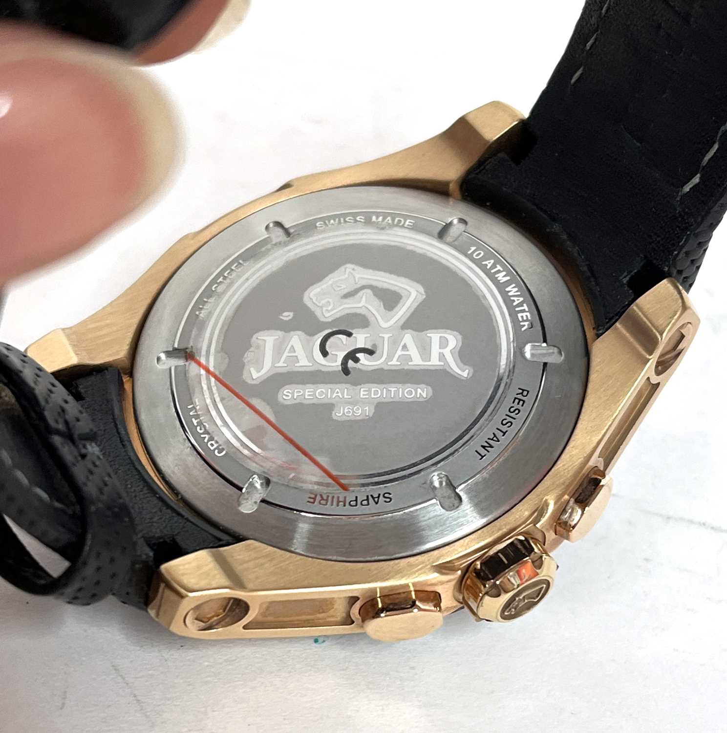 A Jaguar Special Edition J691 gents chronograph quartz wrist watch with original box and - Image 9 of 10