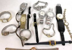 Mixed lot of various wrist watches, makers include Timex, Storm, Sekonda and Rotary (all a/f)