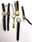 Mixed lot of six watches, makers to include Seiko, Givency and Fabreleuba