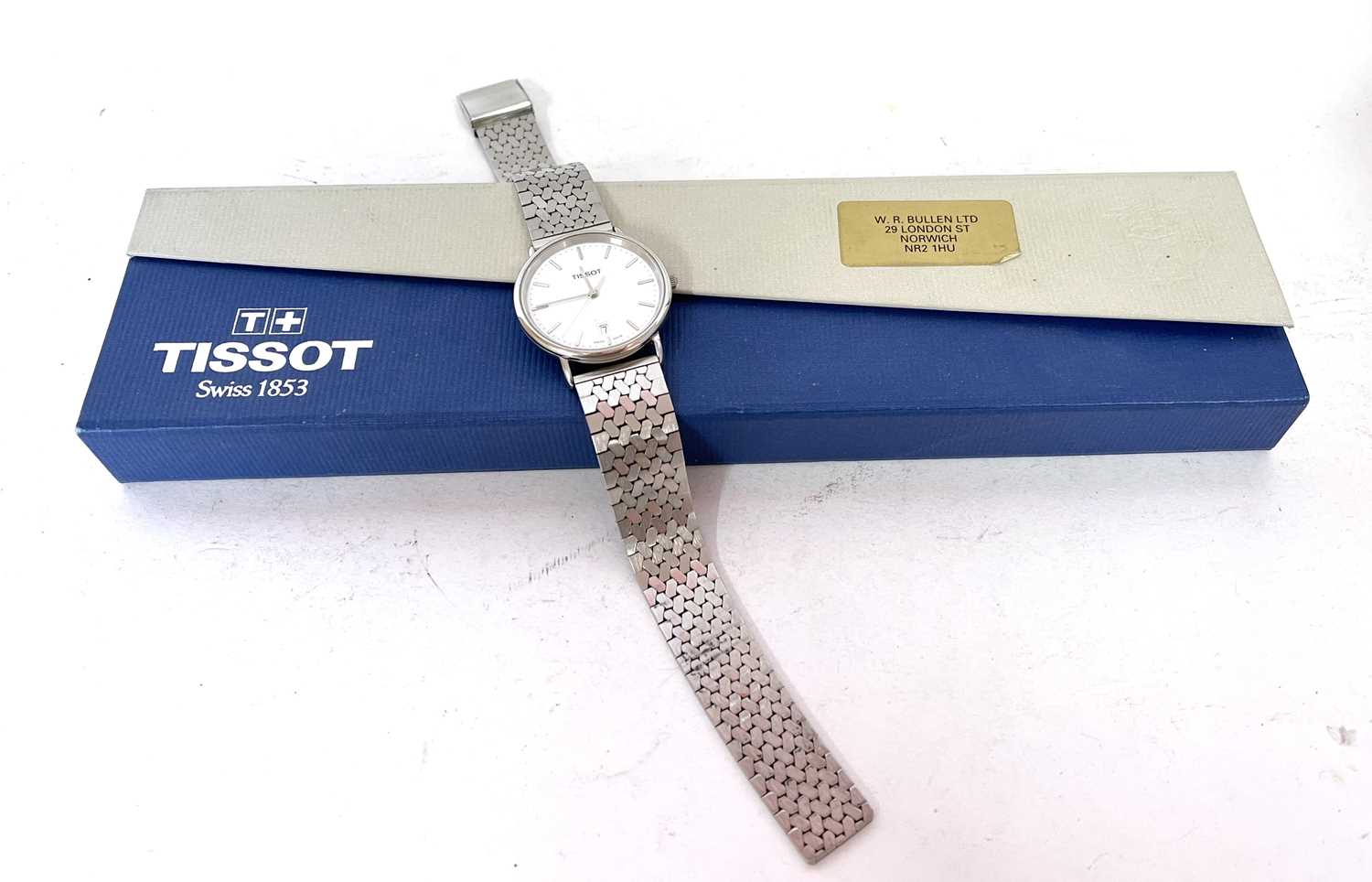 A stainless steel gents Tissot quartz wrist watch with original box and international guarantee - Image 2 of 3