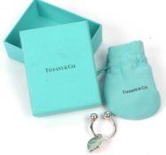 A Tiffany & Co 925 heart keyring in Tiffany bag and box
