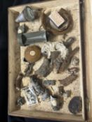 Box containing shell/bomb fragments from the blitz