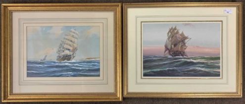 Wilfred Knox aka A D Bell (1884-1966) Sailing Ships