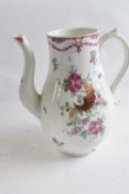 Lowestoft Porcelain Coffee Pot c.1775